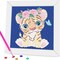 Diamond Painting for Kids, 5D Animal Diamond Art Mini Small Kit(with Wooden Frame), DIY Cute Tiger Big Gem Painting Set, Paint by Diamonds Crafts for Girls Boys Ages 4-12